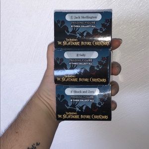 3 Nightmare Before Christmas Trading Figures!